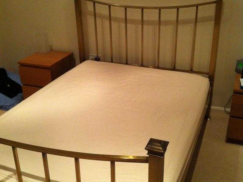 MampS Marks and Spencer Double Bed Frame and Mattress