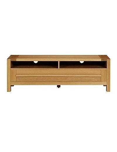 MampS Solid Light Oak Sonama Media Unit