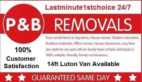 man and 14ft luton van availible