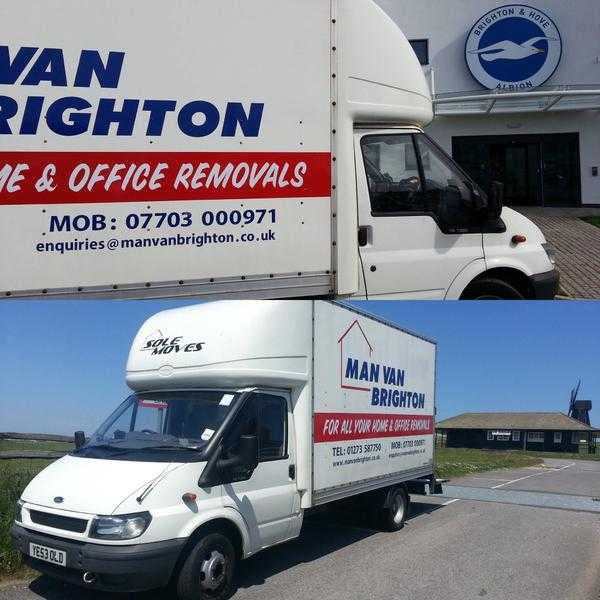 Man And A Van Hire With Large Luton Van with a Tail lift for easy loadingunloading. 1-3 man team