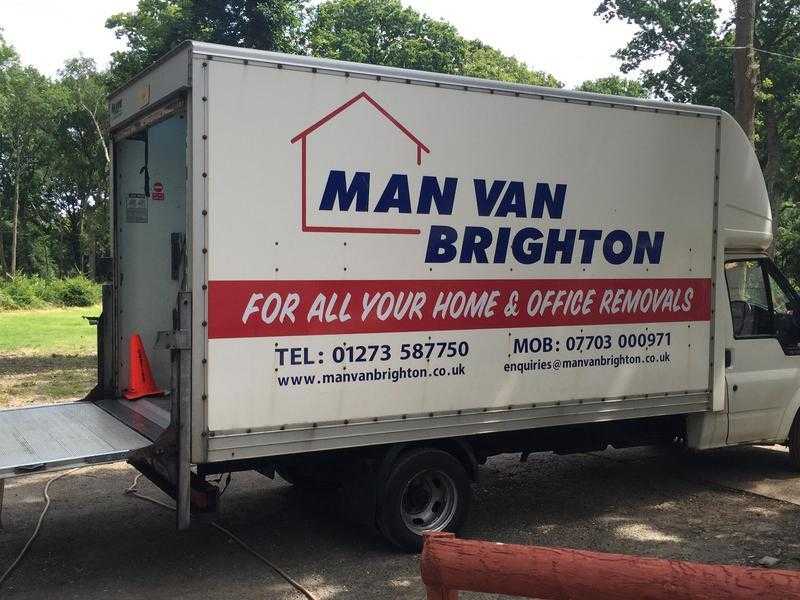 Man and a van removals Brighton and Hove area large Luton with tail