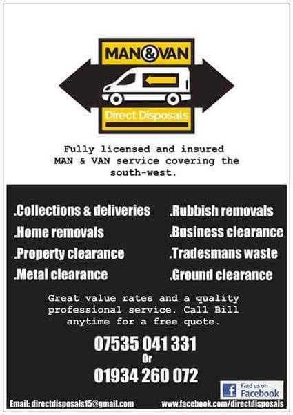 Man and van -  fully licensed and insured