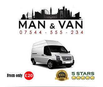 MAN AND VAN MANCHESTER from only 20, text for the instant quote 07544-555-234
