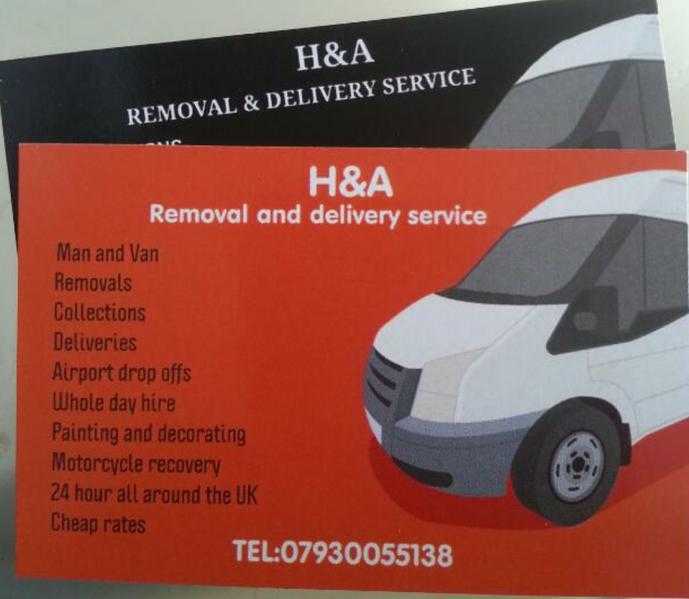 Man and Van Removal and Delivery service