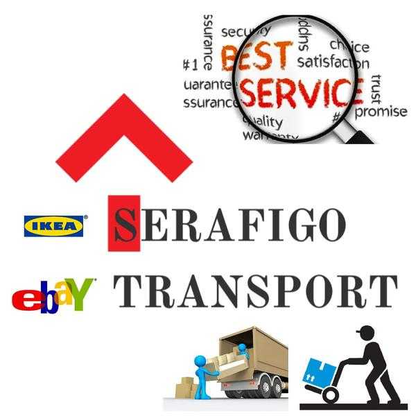 man and van, removals, items collection and deliveries, house clearance. Serafigo Transport Services