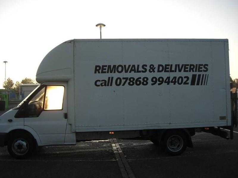 Man With A Tail Lift Luton Van