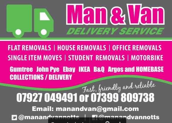 Man With A Van Nottingham
