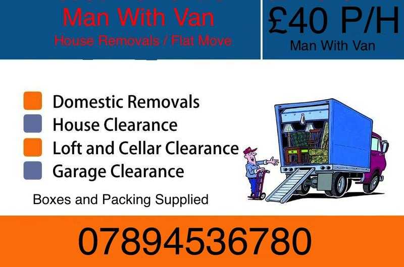 Man With Van Hire Godalming House Removals Godalming House Clearance