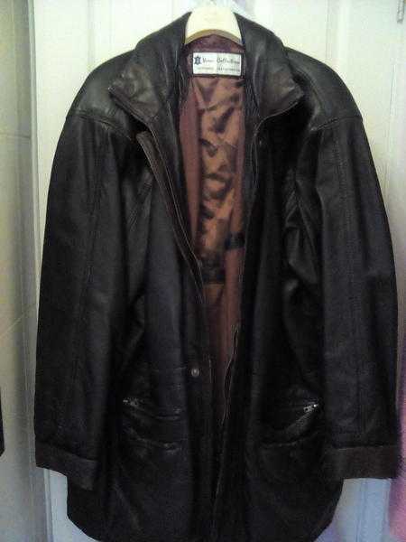 Man039s leather coat