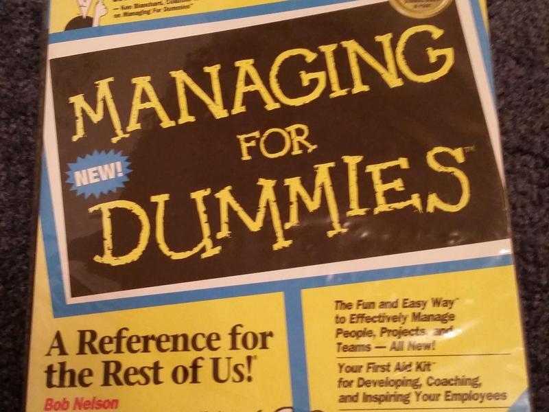 Managing For Dummies book