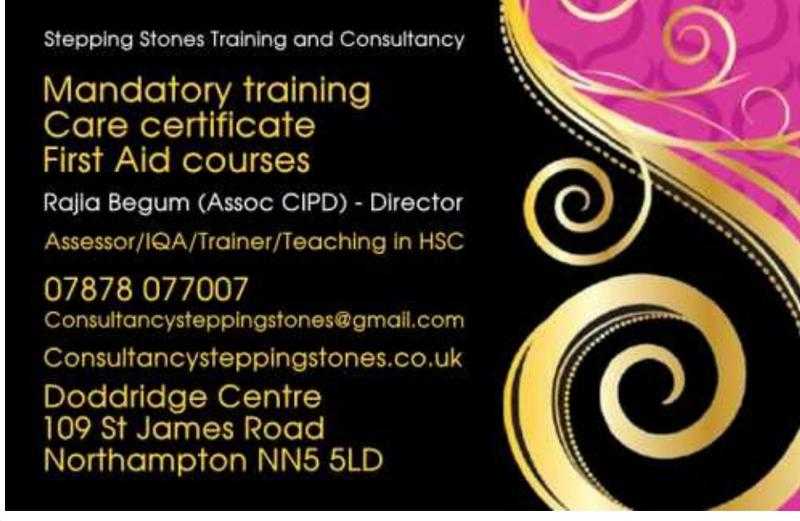 Mandatory Training in 1 day for care staff