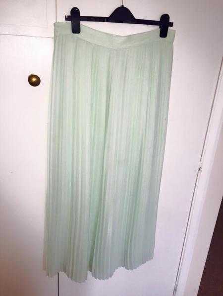 MANGO mint maxi skirt- size 1012