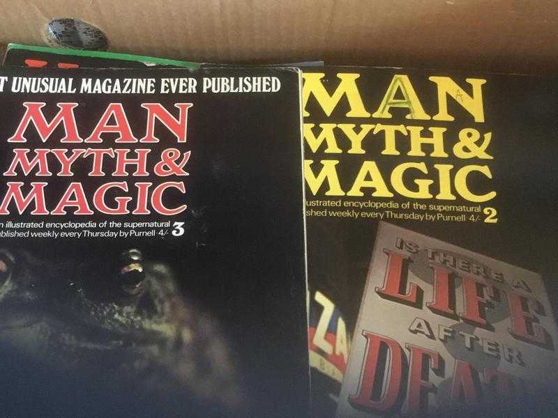 Man,Myth ampMagic magazines.