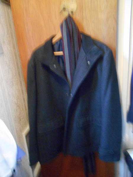 Mans Overcoat  3 Polo Shirts ( Brand New )  Winter Jumper ( New )