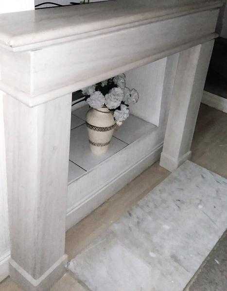 Marble   Fire  Surround amp Hearth