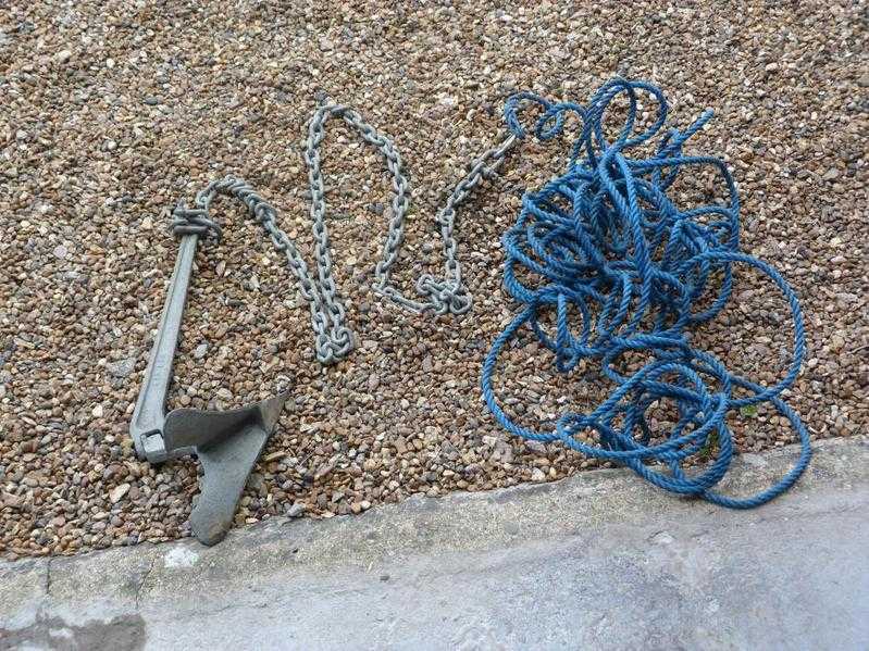 Marine Anchor, Chain amp Rope