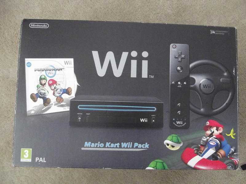 Mario Kart Wii Nintendo Pack, games and all accessories.