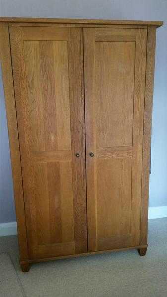 Marks amp Spencer solid oak wardrobe