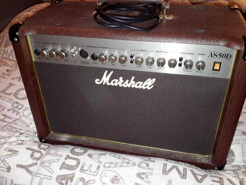 MARSHALL AS50D ACOUSTIC SOLOIST 50W AMPLIFIER.