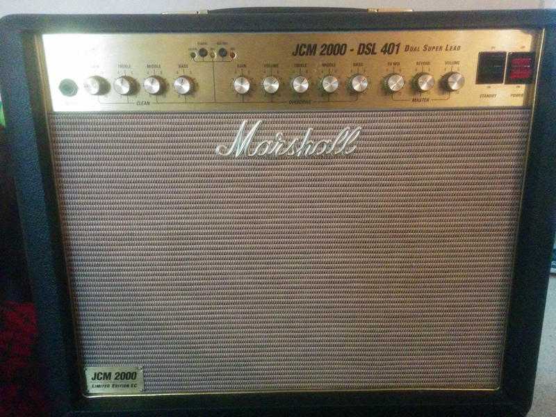 Marshall JCM 2000 Limitted Edition Dual Super Lead DSL401 Valve Combo