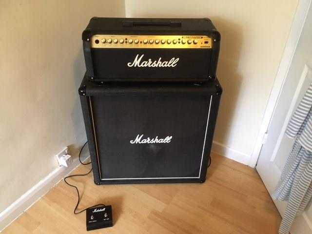 Marshall Valvestate VS100H  Marshall 4x12 Speaker Cabinet