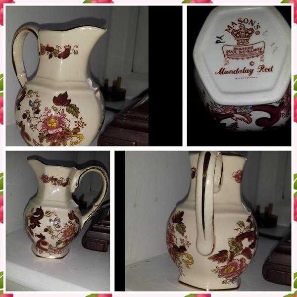 Mason Mandalay red jug