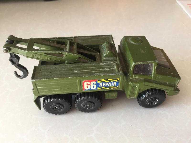 Matchbox Battle Kings K 110 - Recovery Vehicle - Rare Grey Interior c.1975