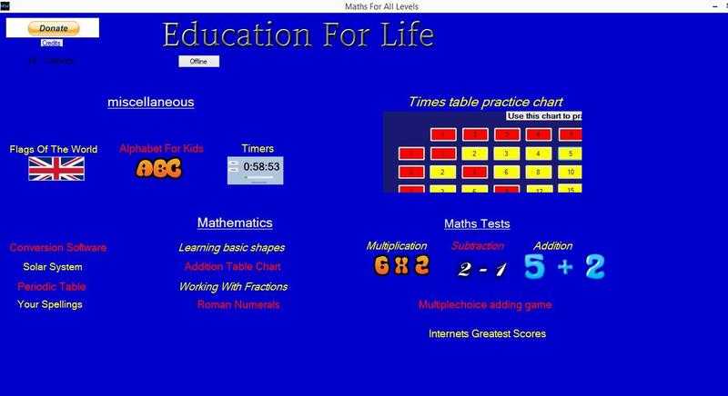 maths software with timed tests, Science, Geography home learning software