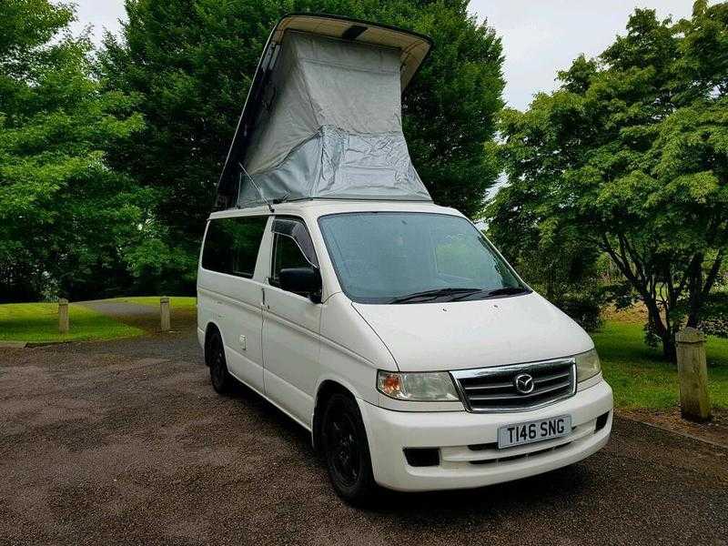 MAZDA BONGO AERO AFT, 4 BERT CAMPERVAN, FULL PROFESSIONAL SIDE CONVERSION, FULLY EQUIPPED, 12 MONTHS WARRANTY, 1100 AWNING TO MANY EXTRAS TO LIST