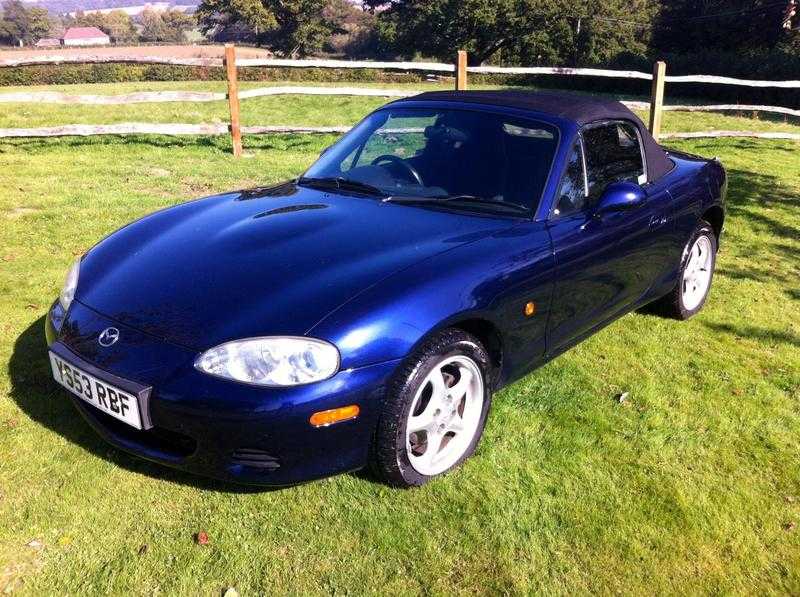 MAZDA MX-5 1.8I, 50,000 Miles, FSH, New MOT, 2003