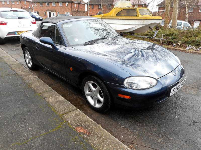 Mazda Mx-5 1999, Manual, Blue - MOT November 2016