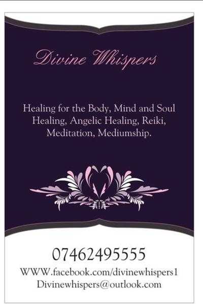 Mediumship, Tarot, Angel therapy, Healing, Reiki.