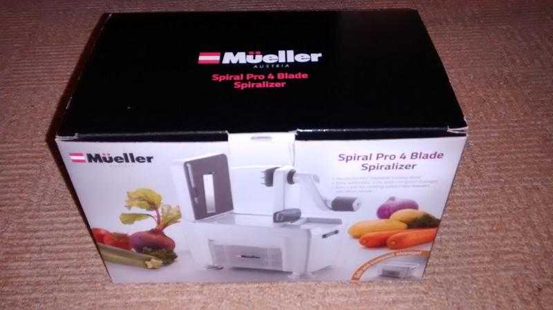 Meller Spiral-Pro Professional 4-Blade Spiralizer