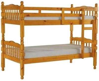 Mellissa Pine Bunk bed With Mattresses