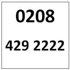 Memorable Telephone Number - Pinner