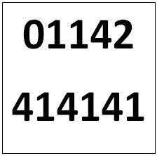 Memorable Telephone Number - Sheffield 01142414141