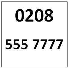 Memorable Telephone Number - Stratford