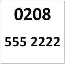 Memorable Telephone Number - Stratford