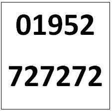 Memorable Telephone Number - Telford 01952727272