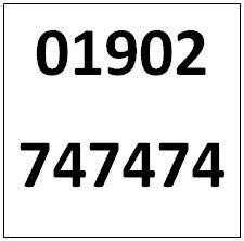 Memorable Telephone Number - Wolverhampton
