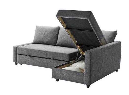 Memory Foam Corner Sofa - double sofa bed with storage - 2 months old