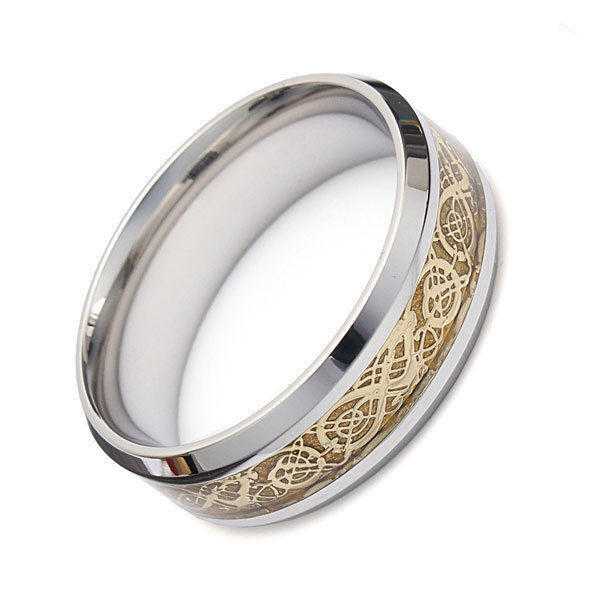 Men039s Celtic Dragon ring size 10, 11 amp 12