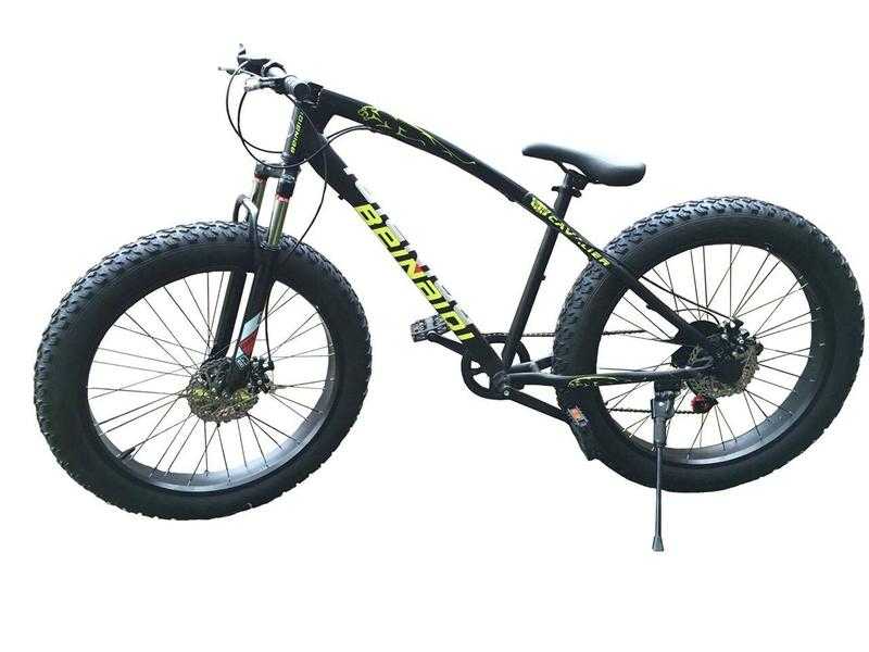 Men039s Fatbike 26quot 7 Speed shimano Gears Black BRAND NEW