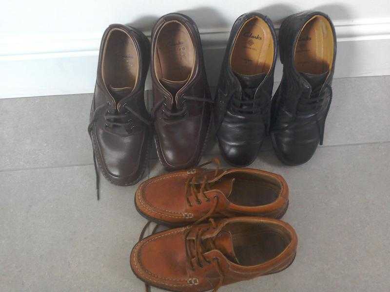 Men039s leather shoes. Soft leather shoes size 6 wide fit all only worn once. Clark039s and MAndS.