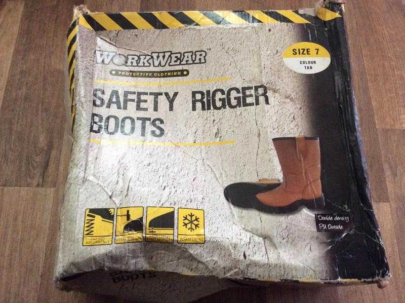 Men039s safety rigger boots