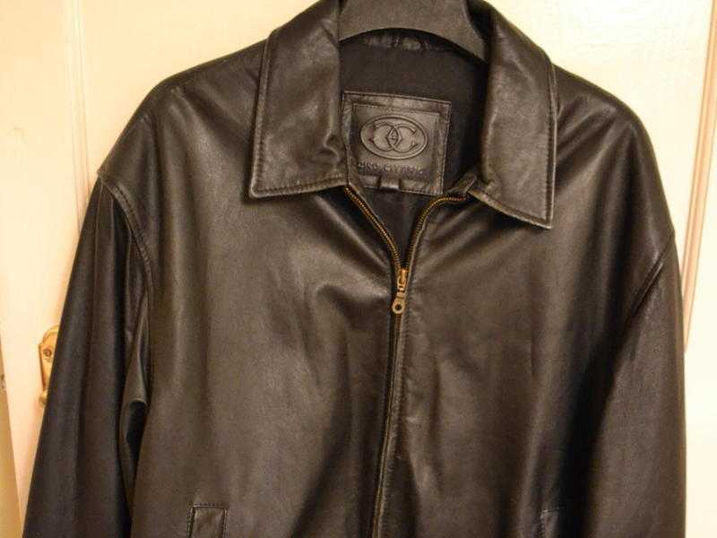 Mens Black Leather Jacket