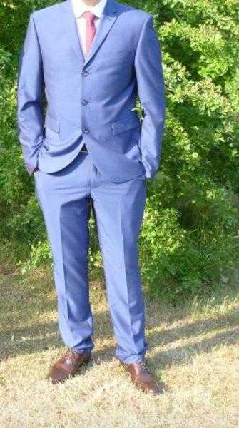 Mens Blue Suit from Next