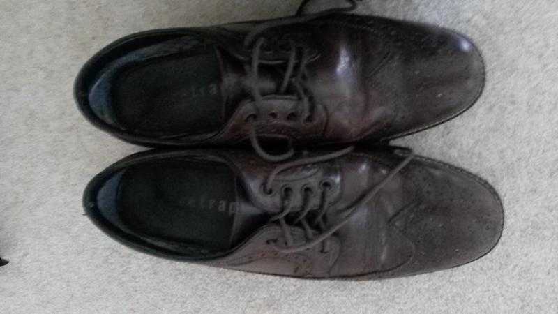 mens brown brogues-firetrap size 10