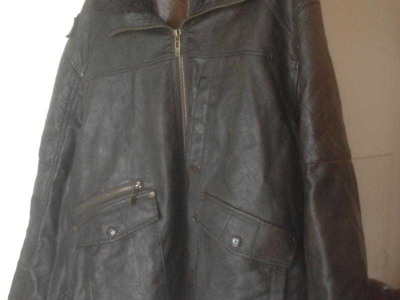 Mens Brown Leather coat