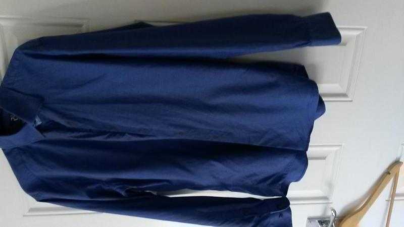 mens designer r2 amsterdam blue shirt